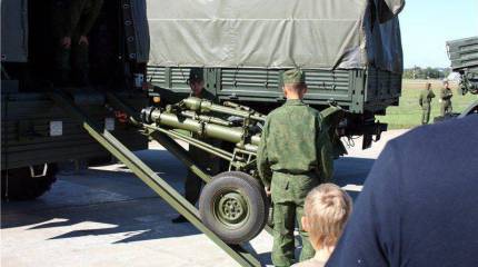 На вооружение мотострелков ЦВО поступили миномётные комплексы «Сани»