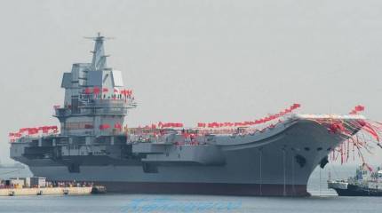Китайский "безымянный" Type 001A готовится к ходовым испытаниям
