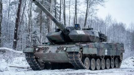 Взвод немецких танков Leopard 2А6 ВСУ уничтожен на Сватовском направлении - Минобороны