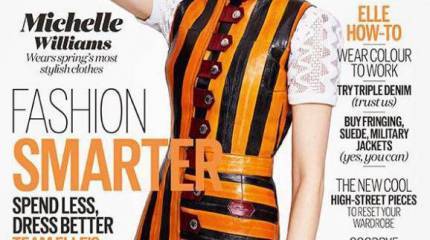 Обложка журнала Elle с «георгиевским платьем» стала причиной скандала на Украине