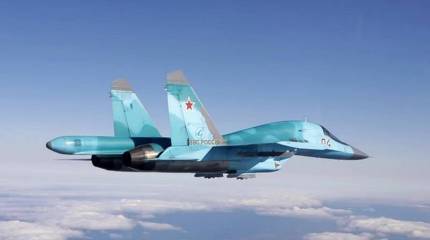 Модернизированный Су-34 поступил в авиационный полк ЗВО