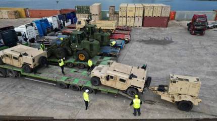 Греческая пресса сообщила о предстоящем прибытии в порт Александруполис корабля с военной техникой США для Украины