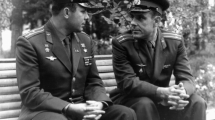 Советский лётчик-космонавт, дважды Герой Советского Союза Владимир Михайлович Комаров