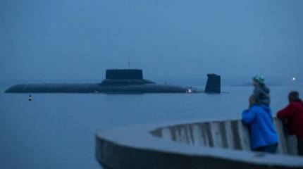 «Дмитрий Донской» вернулся в Северодвинск после длительного похода