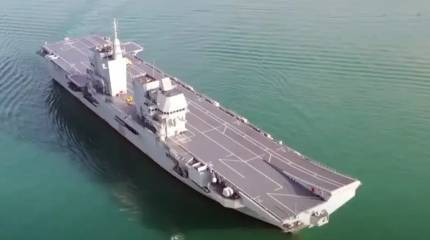 Крупнейший корабль флота со времён Второй мировой войны: ВМС Италии ввели в строй новый флагман десантной группы Trieste