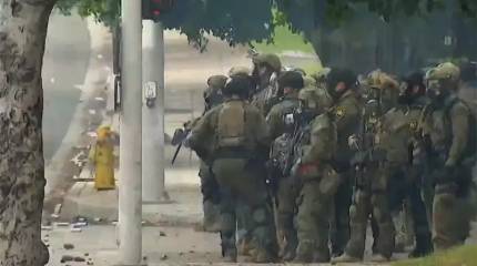 Министр обороны США не исключил использование морпехов для применения силы к протестующим, если выступления нелегалов не прекратятся