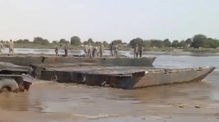 Турецкие и сирийские военные совместно восстанавливают переправы через Евфрат