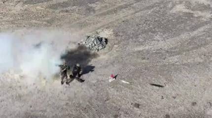 В Сети появилось видео испытаний нового китайского пехотного реактивного огнемёта