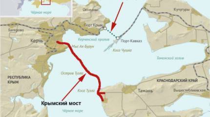 Керченский мост, старый паром и Азовская альтернатива