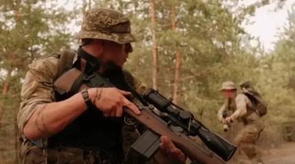 На Херсонском направлении при попытке переправиться через реку Днепр был уничтожен британский наемник-снайпер