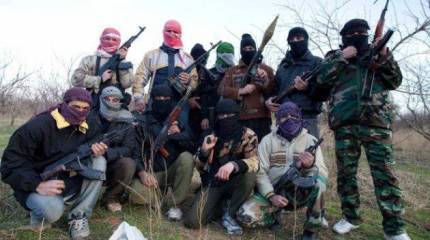 Участники мирных протестов или вооружённые террористы?