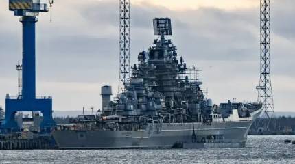 В Белом море начались заводские ходовые испытания ТАРКР «Адмирал Нахимов»