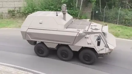 Samobieżny przeciwpancerny system rakietowy Fuchs JAGM firmy Rheinmetall i Lockheed Martin