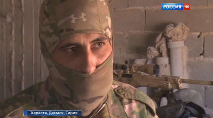 У сирийского спецназа замечены британские снайперские винтовки