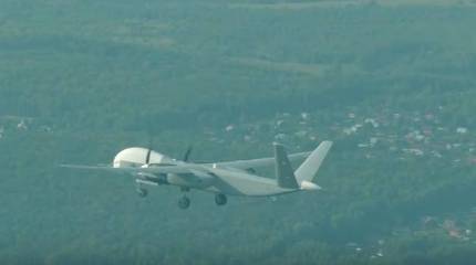 Минобороны показало полёт новейшего беспилотника "Альтиус-У"