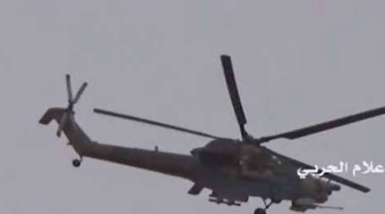 Видео боевого применения вертолёта Ми-28Н "Ночной охотник" в Сирии