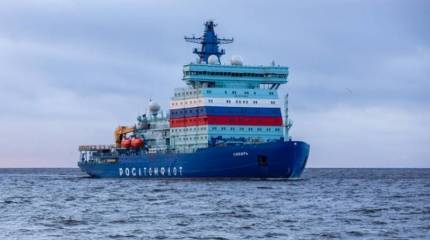 Первый серийный атомный ледокол проекта 22220 начал подготовку к переходу в Мурманск