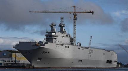 Франция возвращает России оборудование с вертолётоносцев "Мистраль"