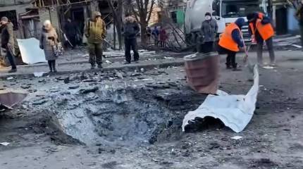 На жилые кварталы в центре Макеевки упали обломки ракеты «Точка-У»