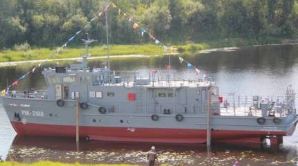 Новейший рейдовый водолазный катер проекта 23040 вошёл в состав Северного флота