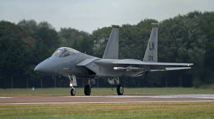 Американский F-15 утопил ракеты на семь миллионов долларов