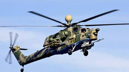 Учебно-боевой Ми-28УБ поступил в авиаполк армейской авиации ЮВО