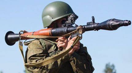 Учения мотострелков и гранатомётчиков в Южном военном округе