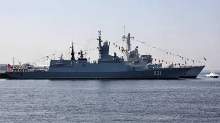 Российский корвет отогнал береговую охрану Германии, предотвратив захват танкера