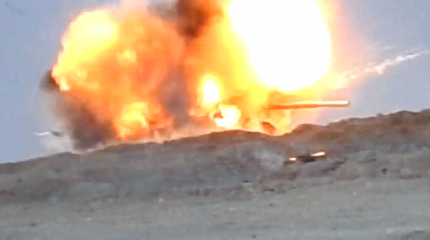 Надежен как Т-90: сирийский Т-62М против ПТУРа