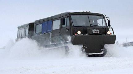 Арктическая бригада СФ РФ получила 30 новых гусеничных вездеходов