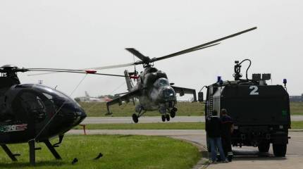 Ми-24 ВВС Чехии рухнул при взлёте