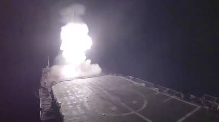 ВМС США испытали новую систему перезарядки ракетных установок непосредственно в море