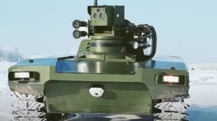 Стали известны сроки огневых и ходовых испытаний робота «Маркер»