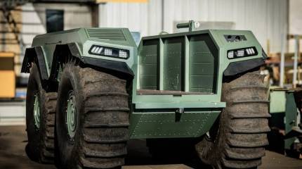 На Украине разрешили эксплуатацию амфибийного роботизированного комплекса UNEX UGV местного производства