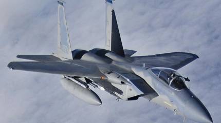 На востоке Великобритании разбился истребитель американских ВВС