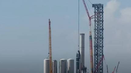 Компания Илона Маска SpaceX собрала полноценный прототип ракеты для орбитального полёта