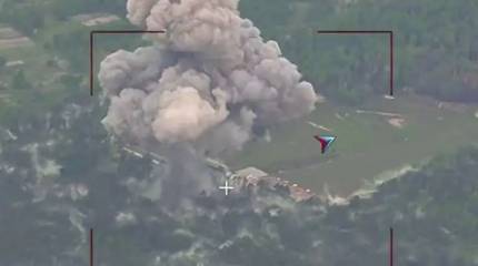 Показаны кадры удара ОТРК «Искандер» по полевому лагерю подготовки 1-й ОБр СпН ТРО ВСУ в Шостке Сумской области