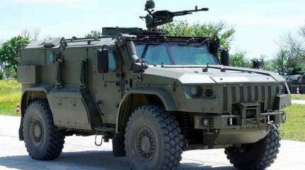 Минобороны анонсировало первый показ нового бронавтомобиля «Тайфун-ПВО»