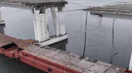 Украинские СМИ: Инженерный корпус армии США задействовали в разработке плана восстановления Антоновского моста в Херсоне