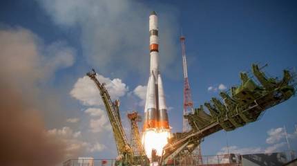 С Байконура к МКС стартовала ракета "Союз-2.1а" с роботом FEDOR