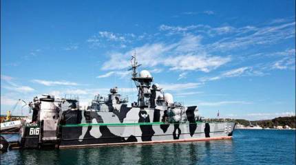 Из Севастополя отправился в дальний поход ракетный корабль «Самум»