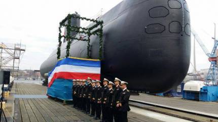 В Германии спущена на воду первая подлодка для Египта