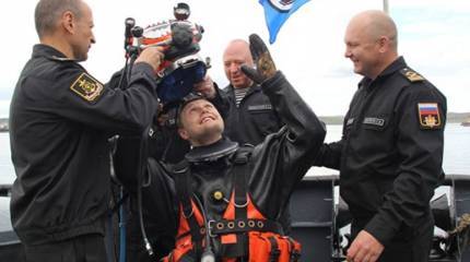 Водолазы СФ завершили подготовку к работам на затонувшем транспорте «Томас Дональдсон»