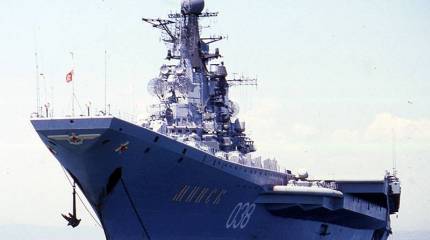 Черноморский судостроительный завод: развитие тяжелых авианесущих крейсеров. «Минск» и «Новороссийск»