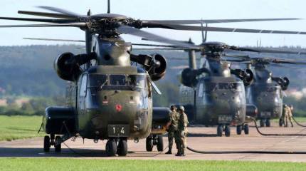 «Еврокоптер» передал ВС Германии первый модернизированный вертолет CH-53GA