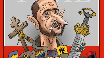 Западная пресса получила директиву объявлять человеком года Зеленского