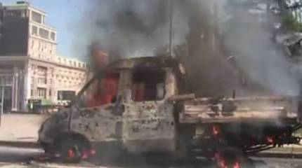 «Целились в драмтеатр»: ВСУ провели серию обстрелов центральной части Донецка