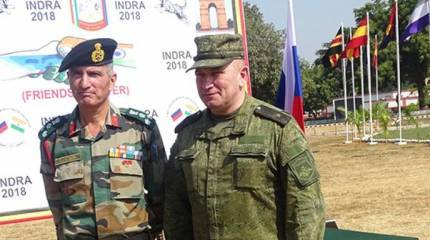 В Индии стартовало двустороннее учение «Индра-2018»