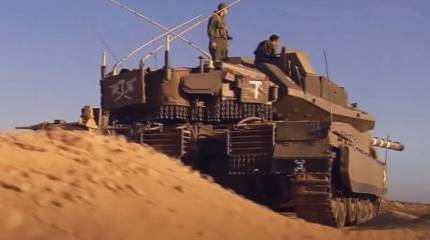 Израиль использовал танки «Меркава» для обстрела территории сектора Газа