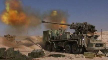 Колесные САУ в Сирии